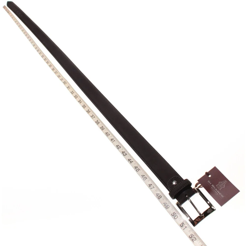 Di Bianco NWT Cut to Size Dress Belt In Solid Brown Leather One Size